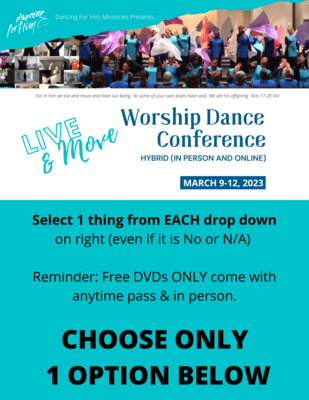 LIVE & MOVE HYBRID WORSHIP DANCE CONFERENCE