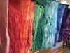 Hand-Dyed Silk Flags (Set of 2) - Scroll down to see video...