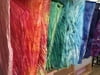 Hand-Dyed Silk Flags (Set of 2) - Scroll down to see video...