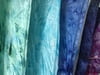Hand-Dyed Silk Flags (Set of 2) - Scroll down to see video...
