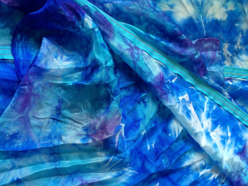 HandDyed Silk Flags (Set of 2) Dancing For Him Ministries