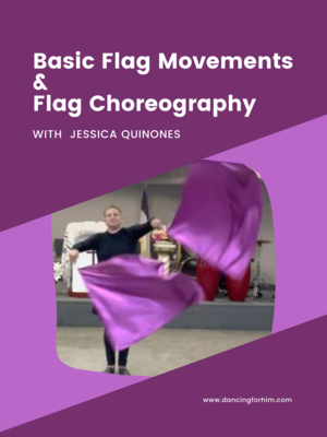 Waves of Praise - Basic Flag Movements and Choreography - Video Download - New!!
